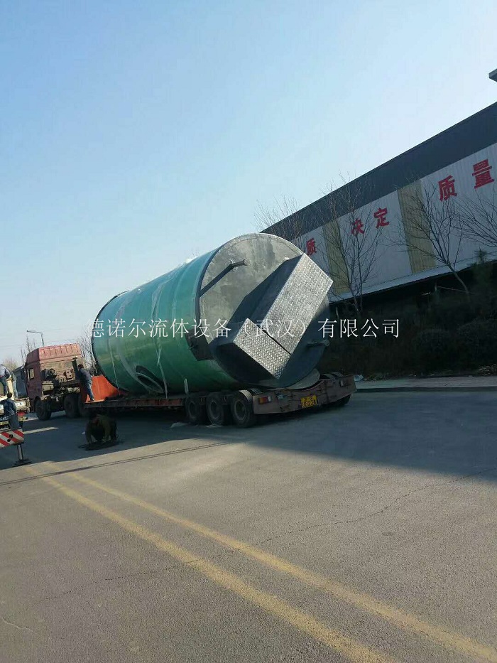 壽陽一體化污水提升泵站送貨圖