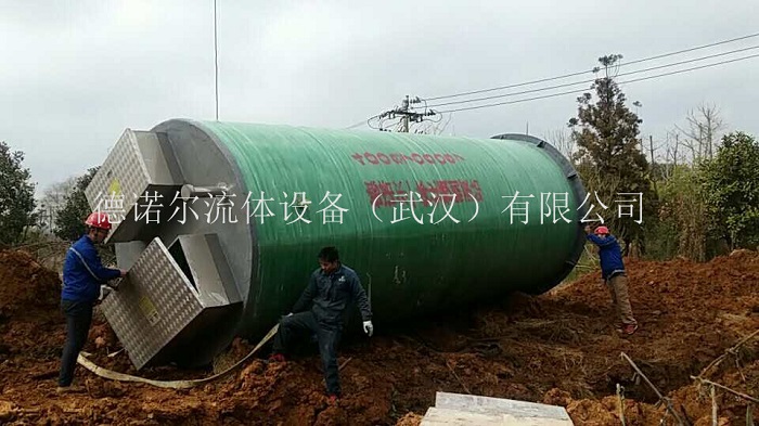 泵站到達現(xiàn)場安裝