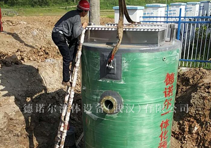 雙河鎮(zhèn)污水管網(wǎng)一體化預制泵站項目